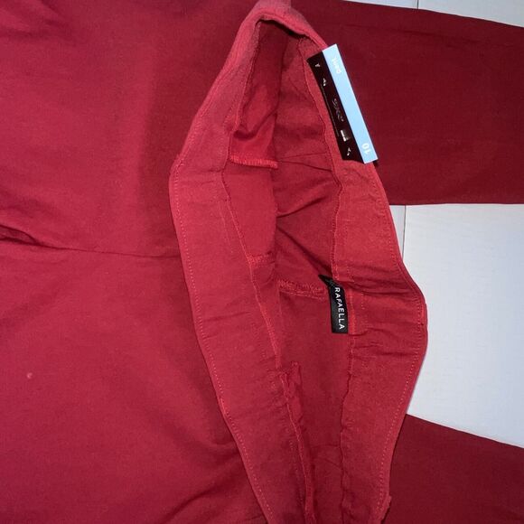 New! With Tags Red Rafaella Casual Pants Size 10 - Picture 4 of 7